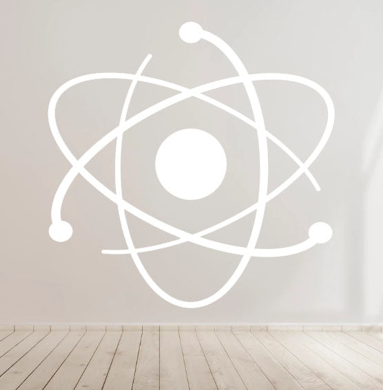 Atom Science Space Vinyl Decal Wall Car Laptop Truck Bumper Window Decor