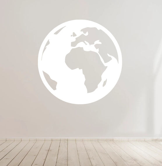 Earth Planet World Decal Sticker for Car laptop Window Bumper Wall Truck