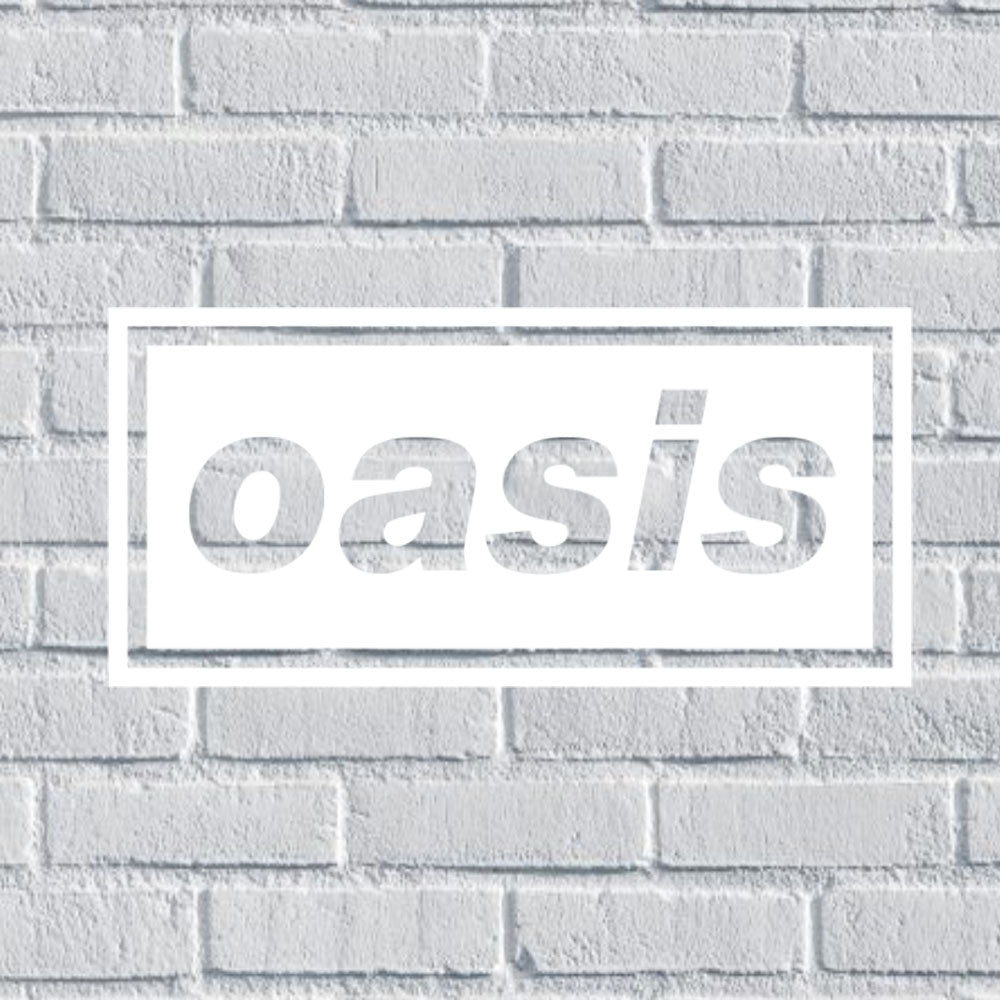 Oasis Logo Band Vinyl Decal for Car Window Bumper Waterproof Stickers