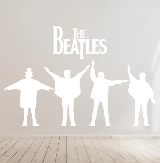 The Beatles - Vinyl Decal Sticker for Home, wall, décor, bar, laptop, Mac Air