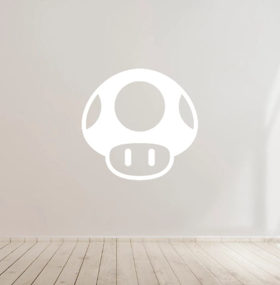 Super Mario Mushroom Nintendo - Vinyl Decal Sticker for Home, wall, bar, café