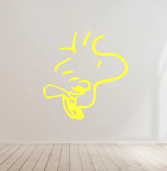 Woodstock Snoopy Cartoon Vinyl Decal Sticker for Home, wall, décor, bar, bedroom