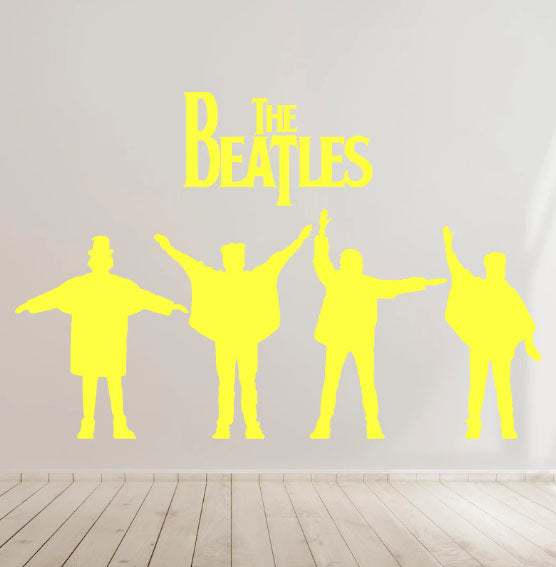 The Beatles - Vinyl Decal Sticker for Home, wall, décor, bar, laptop, Mac Air