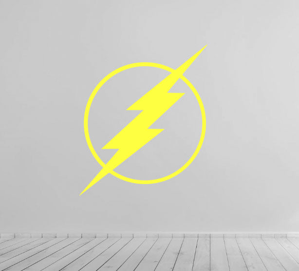 FLASH Superhero Vinyl Decal Sticker for Home, wall, décor, bar, café, Car, Truck