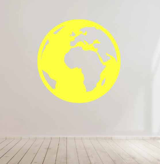 Earth Planet World Decal Sticker for Car laptop Window Bumper Wall Truck
