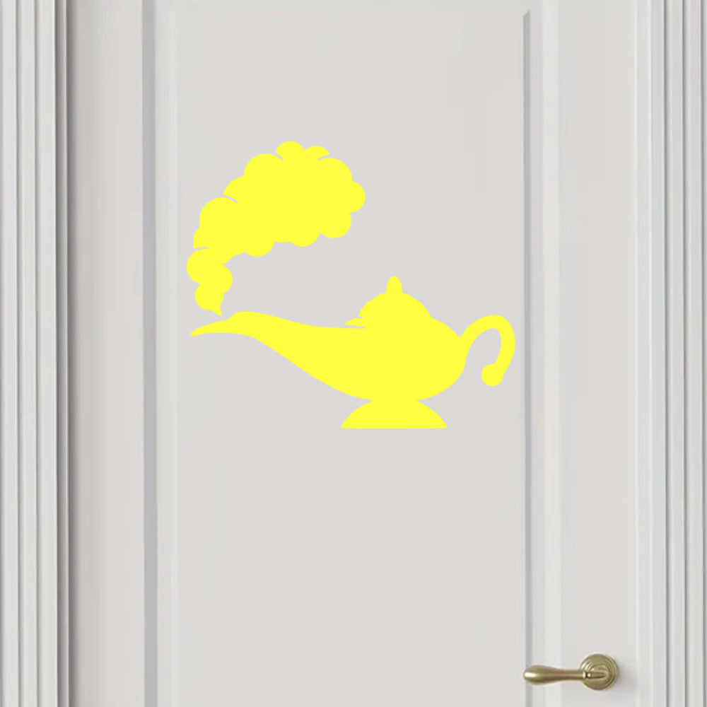 Genie Lamp Aladdin Vinyl Decal Sticker for Home, wall, décor, bar, Car, bedroom