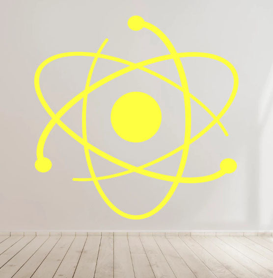Atom Science Space Vinyl Decal Wall Car Laptop Truck Bumper Window Decor