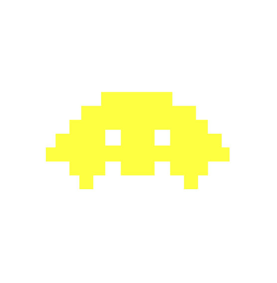 Space invaders gaming Retro Vinyl Decal Sticker Car laptop Window Wall Kids room