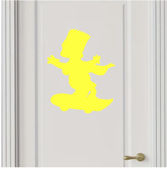 Bart Skate board Vinyl Decal Sticker for Home, wall, décor, bar, Car, bedroom