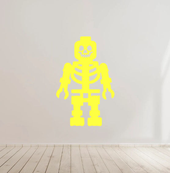 Lego Skeleton - Vinyl Decal Sticker for Home, wall, décor, bar, café, halloween