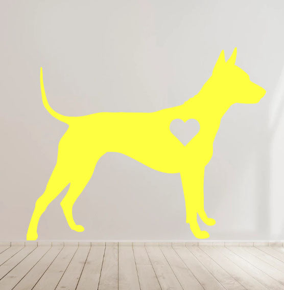Thai Ridgeback with heart Vinyl Decal for Car laptop Window Bumper Wall Truck
