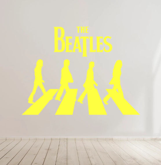 The Beatles Zebra Crossing Vinyl Decal Sticker for Home, wall, décor, bar, laptop