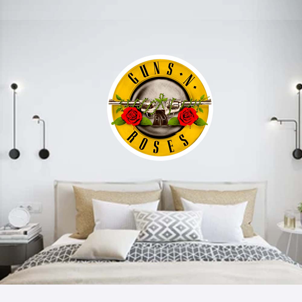 Guns N Roses Rock Band Logo Band Vinyl Sticker Decal for Window