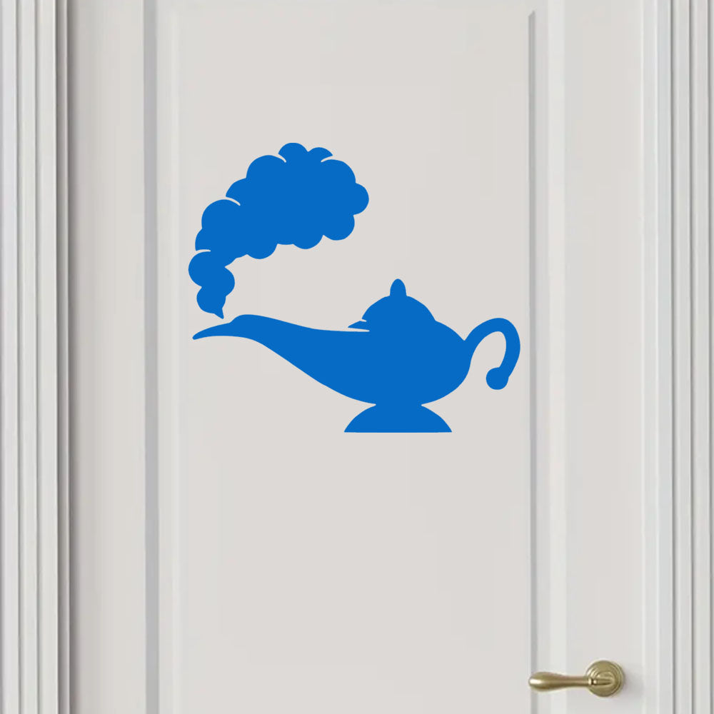 Genie Lamp Aladdin Vinyl Decal Sticker for Home, wall, décor, bar, Car, bedroom