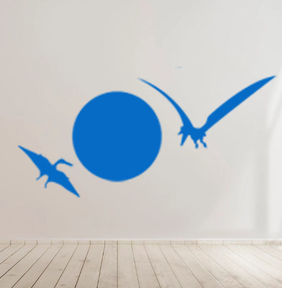 Dinosaur Monster Cave man Vinyl Decal Sticker for Home, wall, Kids room