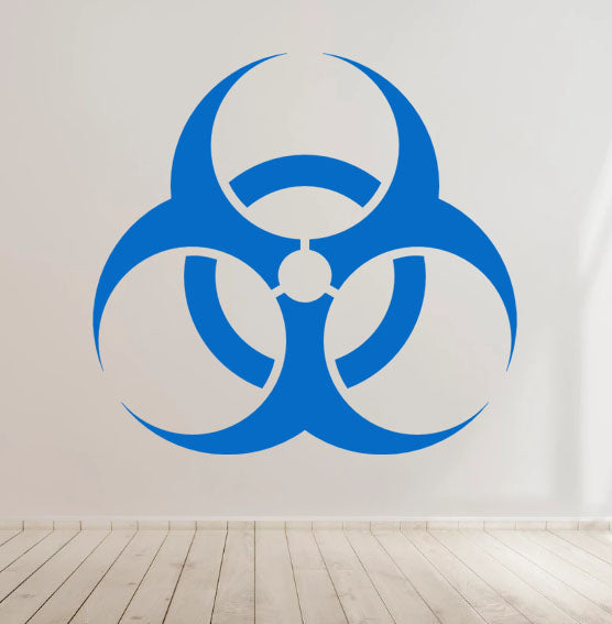 Bio Hazard - Vinyl Decal Sticker for Home, wall, décor, bar, café