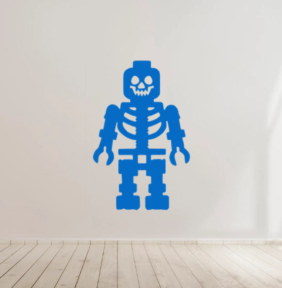 Lego Skeleton - Vinyl Decal Sticker for Home, wall, décor, bar, café, halloween