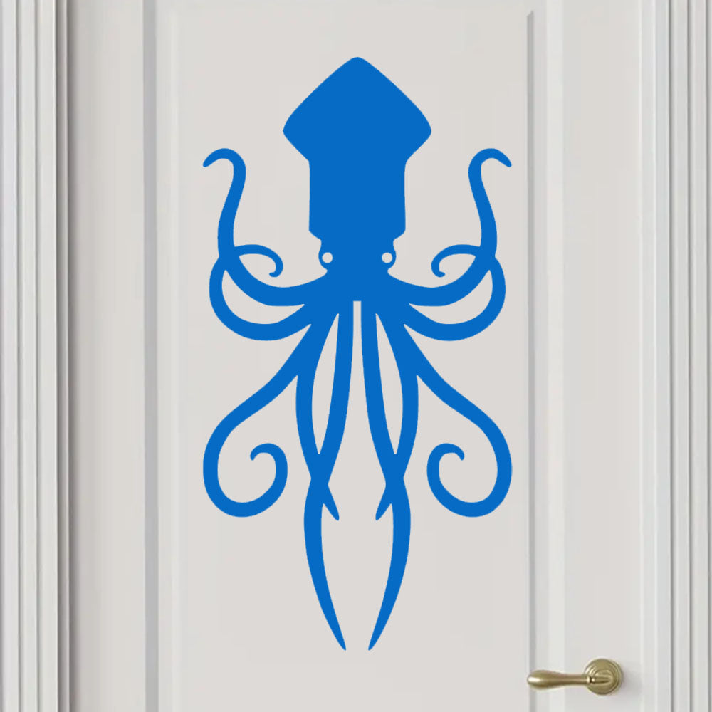 Squid Vinyl Decal Sticker for Home, wall, décor, bar, café
