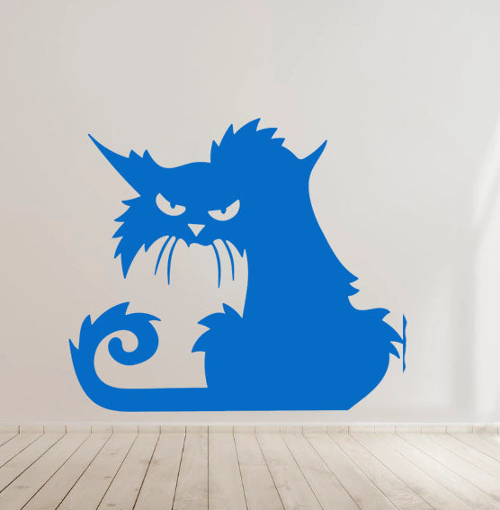 Halloween Cat Decal - Car Body Window Bumper Vinyl Decal Sticker