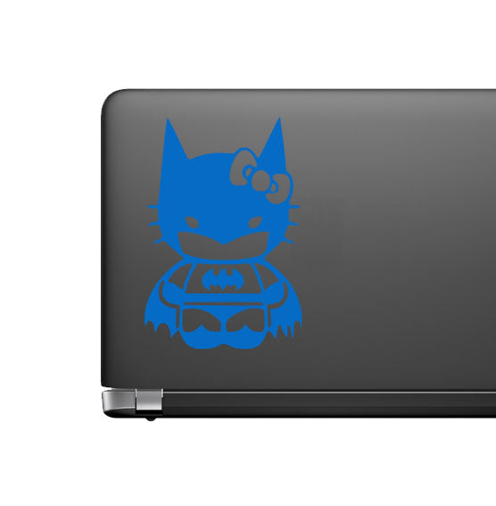 Batman Hello Kitty Vinyl Decal for Car laptop Window Bumper Wall Truck