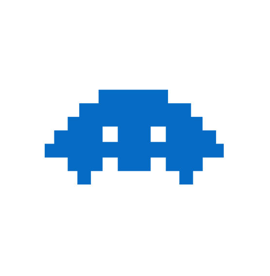 Space invaders gaming Retro Vinyl Decal Sticker Car laptop Window Wall Kids room