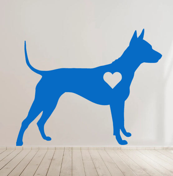 Thai Ridgeback with heart Vinyl Decal for Car laptop Window Bumper Wall Truck
