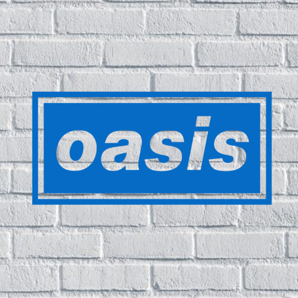 Oasis Logo Band Vinyl Decal for Car Window Bumper Waterproof Stickers