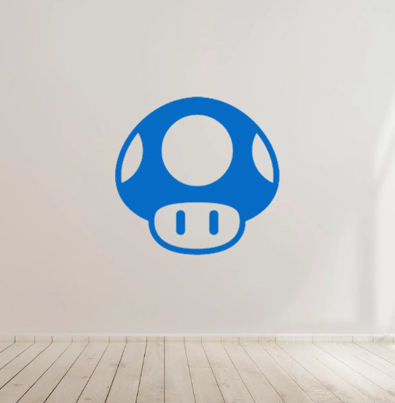 Super Mario Mushroom Nintendo - Vinyl Decal Sticker for Home, wall, bar, café