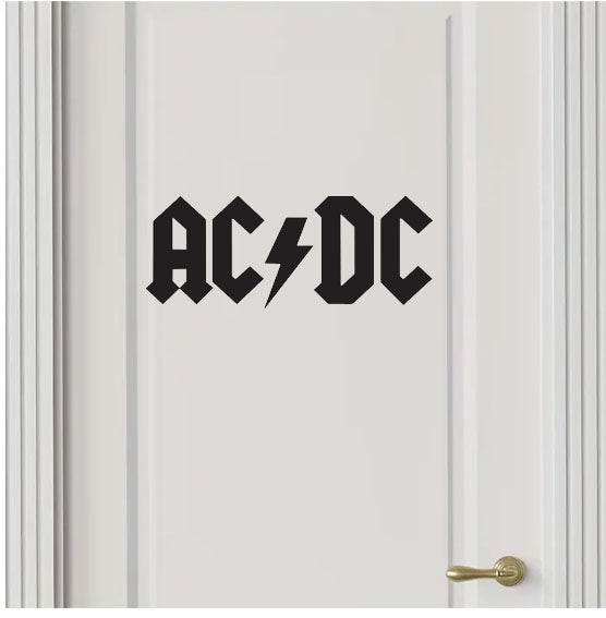 AC DC Band Logo Vinyl Decals
