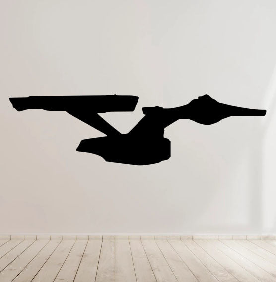Enterprise Star Trek 1979 - Vinyl Decal Sticker for Home, wall, décor, bar, room