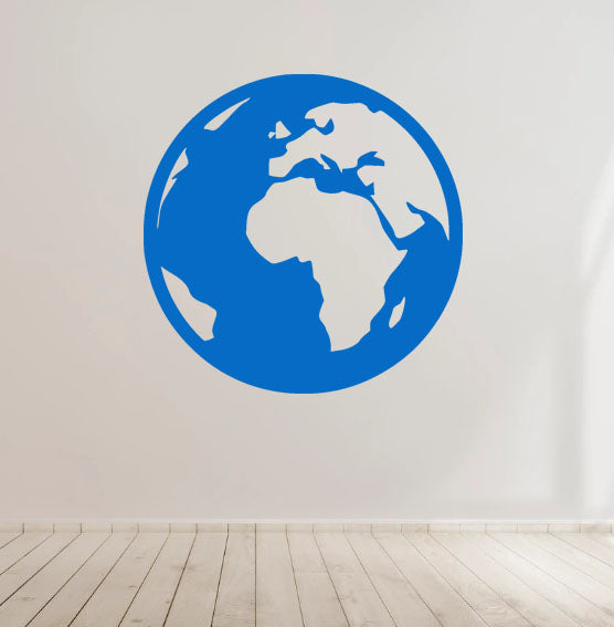Earth Planet World Decal Sticker for Car laptop Window Bumper Wall Truck