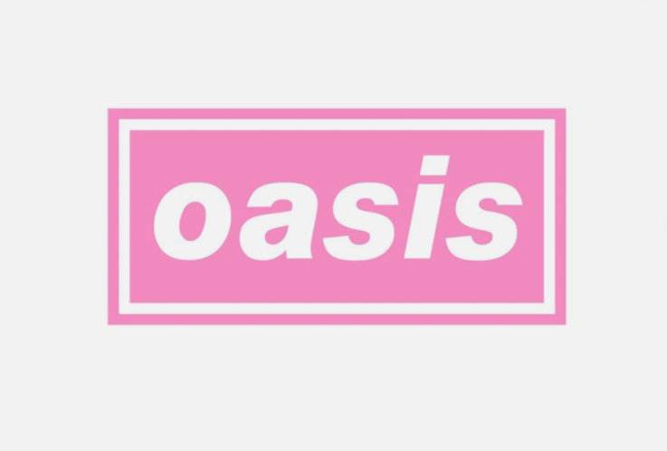 Oasis Logo Band Vinyl Sticker Decal for Car Window Bumper Waterproof Stickers