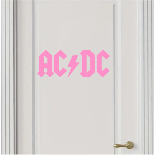 AC/DC Band Decal Pink