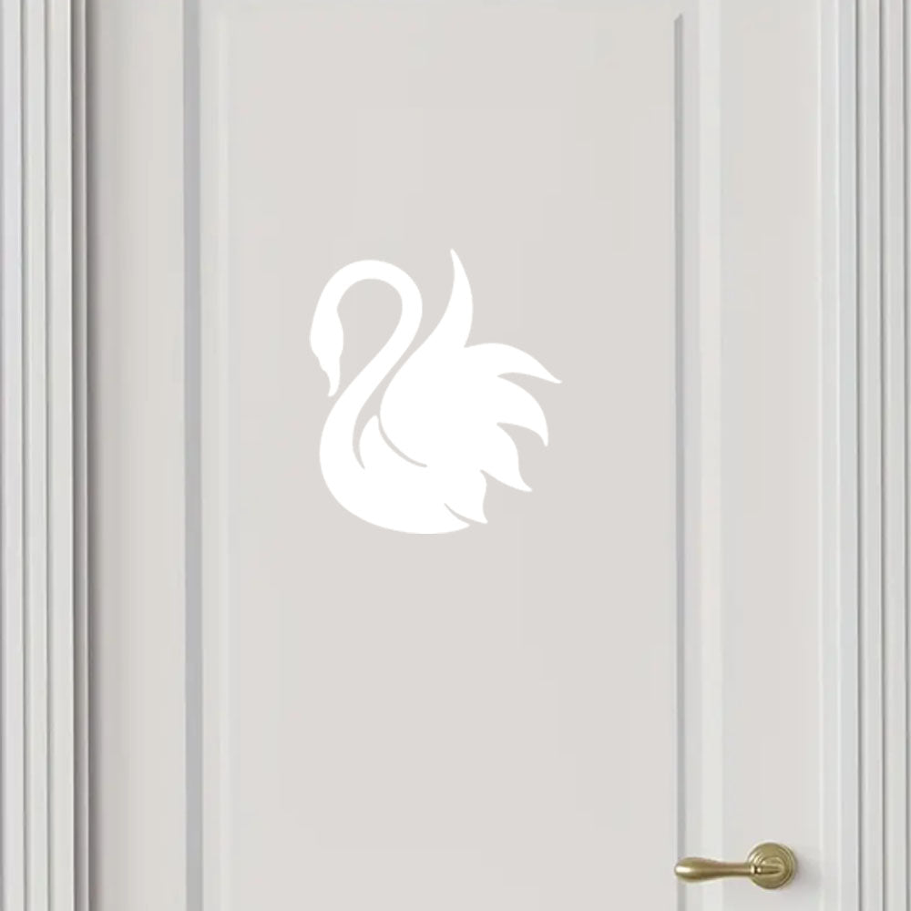 Swan Bird Decal Sticker Home bathroom Wall Bath Room Waterproof UK