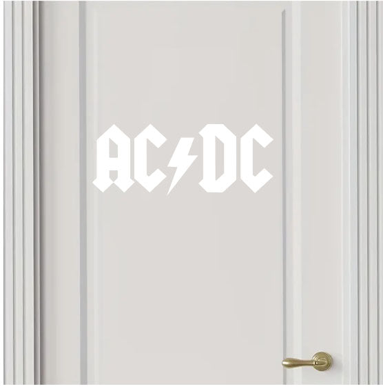 AC DC Band Logo Vinyl Decals