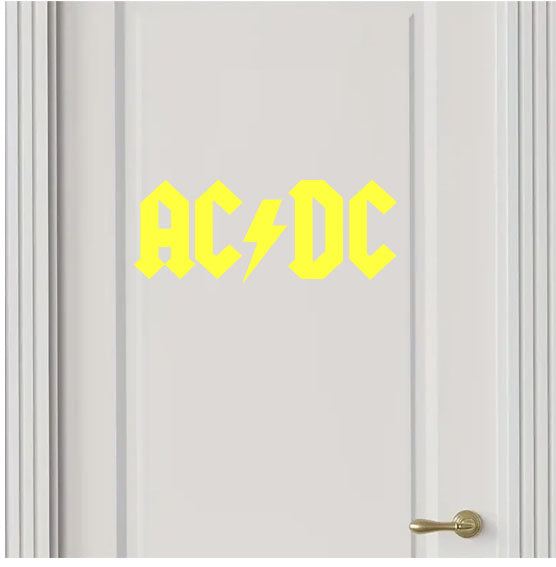 AC DC Band Logo Vinyl Decals